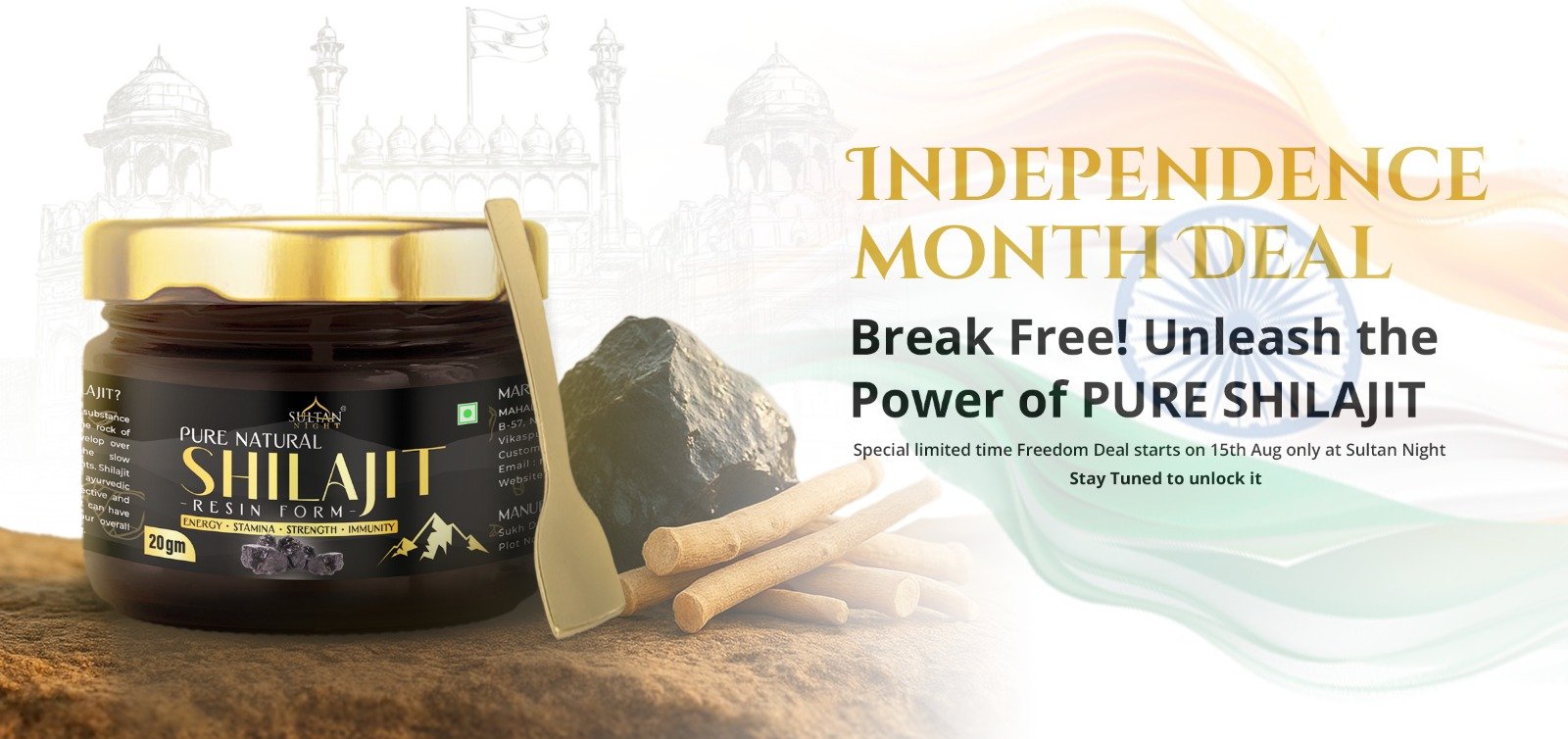 Himalayan Shilajit Resin- Banner