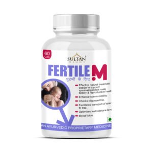 Sultan Nights Fertile-M – Ayurvedic Male Fertility & Reproductive Health Formula (60 Capsules)