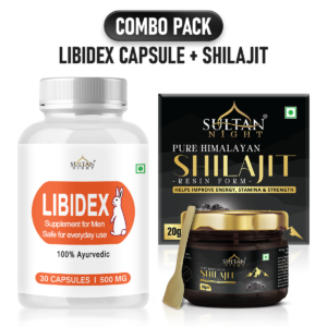 Libidex Tablet + Shilajit Combo : An Ayurvedic herb for men's Health | maintain Stamina | Enhance male physical performance.