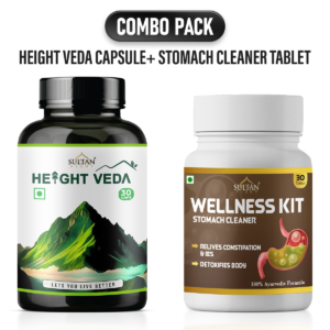 Stomach cleaner + Height Veda Capsule Combo