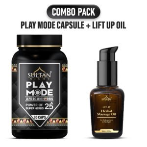 Play Mode Capsule + Lift- Up Oil: Bring Down Inflammation | Build up Erection | Uplift Stamina | Enrich Confidence | Upraise Length and Thickness