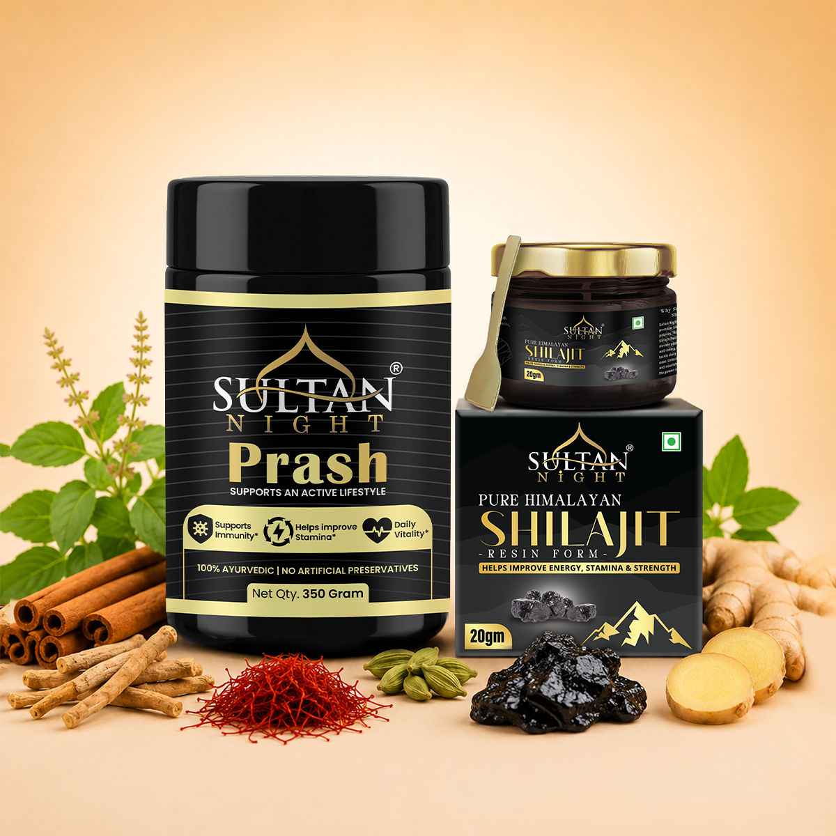 Sultan Night Prash + Shilajit