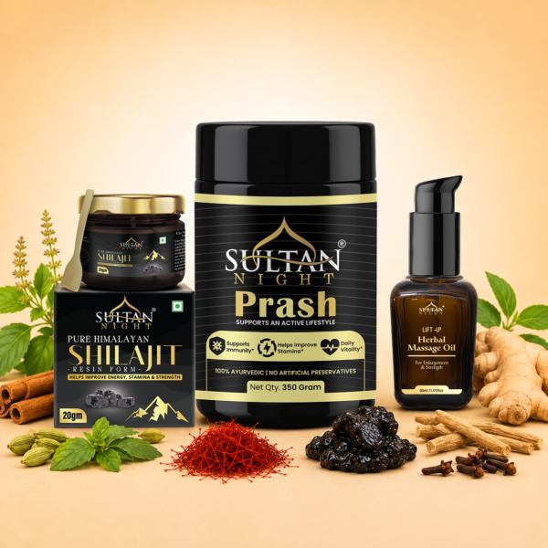 sultan night prash shilajit + lift up oil